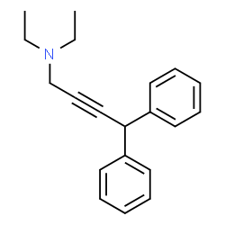 ChemSpider 2D Image | N,N-Diethyl-4,4-diphenyl-2-butyn-1-amine | C20H23N