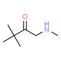 ChemSpider 2D Image | 3,3-Dimethyl-1-(methylamino)-2-butanone | C7H15NO
