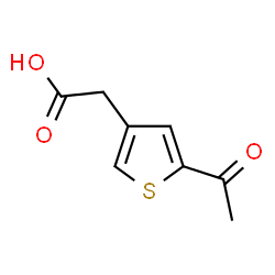 ChemSpider 2D Image | (5-Acetyl-3-thienyl)acetic acid | C8H8O3S