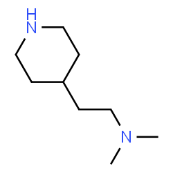 ChemSpider 2D Image | dimethyl[2-(piperidin-4-yl)ethyl]amine | C9H20N2