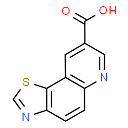 ChemSpider 2D Image | [1,3]Thiazolo[5,4-f]quinoline-8-carboxylic acid | C11H6N2O2S