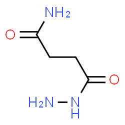ChemSpider 2D Image | 4-Hydrazino-4-oxobutanamide | C4H9N3O2