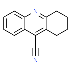 ChemSpider 2D Image | 1,2,3,4-Tetrahydro-9-acridinecarbonitrile | C14H12N2