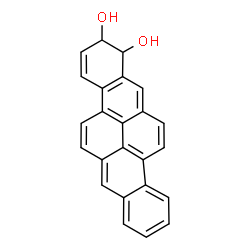 ChemSpider 2D Image | 1,2-Dihydrodibenzo[c,pqr]tetraphene-1,2-diol | C24H16O2