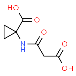 ChemSpider 2D Image | 1-(malonylamino)cyclopropane-1-carboxylic acid | C7H9NO5