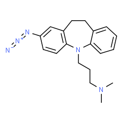 ChemSpider 2D Image | 5h-dibenz(b,f)azepine-5-propanamine, 2-azido-10,11-dihydro-n,n-dimethyl- | C19H23N5