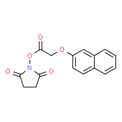 ChemSpider 2D Image | 1-[2-(2-Naphthyloxy)acetoxy]-2,5-pyrrolidinedione | C16H13NO5