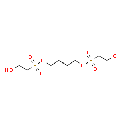 ChemSpider 2D Image | 1,4-Butanediyl bis(2-hydroxyethanesulfonate) | C8H18O8S2