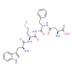ChemSpider 2D Image | L-beta-Aspartyl-N-[(2S)-4-(methylsulfanyl)-2-(L-tryptophylamino)butanoyl]-L-phenylalaninamide | C29H36N6O6S