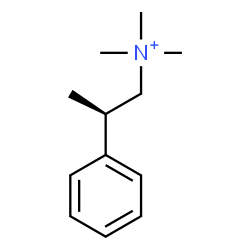 ChemSpider 2D Image | (2R)-N,N,N-Trimethyl-2-phenyl-1-propanaminium | C12H20N