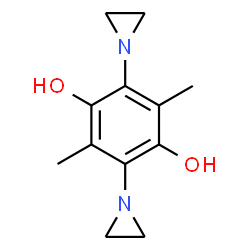 ChemSpider 2D Image | 3,6-Dimethyl-2,5-diaziridinyl-hydroquinone | C12H16N2O2