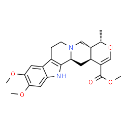 ChemSpider 2D Image | Methyl (19alpha)-10,11-dimethoxy-19-methyl-16,17-didehydro-18-oxayohimban-16-carboxylate | C23H28N2O5