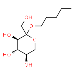 ChemSpider 2D Image | Pentyl D-sorbopyranoside | C11H22O6