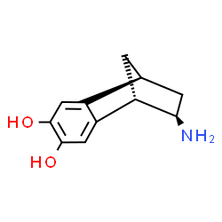 ChemSpider 2D Image | (1S,8S,9R)-9-Aminotricyclo[6.2.1.0~2,7~]undeca-2,4,6-triene-4,5-diol | C11H13NO2