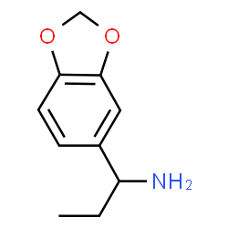 ChemSpider 2D Image | 1-(1,3-Benzodioxol-5-yl)-1-propanamine | C10H13NO2