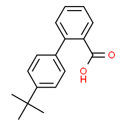 ChemSpider 2D Image | 4'-tert-Butylbiphenyl-2-carboxylic acid | C17H18O2