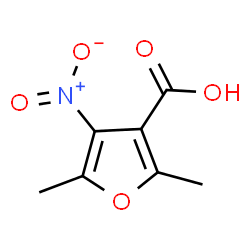 ChemSpider 2D Image | 2,5-Dimethyl-4-nitro-3-furoic acid | C7H7NO5