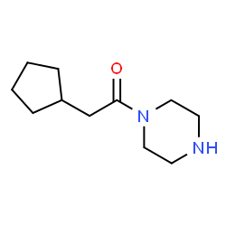 ChemSpider 2D Image | 1-(cyclopentylacetyl)piperazine | C11H20N2O