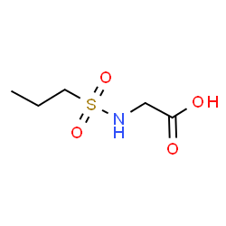 ChemSpider 2D Image | N-(Propylsulfonyl)glycine | C5H11NO4S