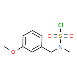 ChemSpider 2D Image | (3-Methoxybenzyl)methylsulfamyl chloride | C9H12ClNO3S