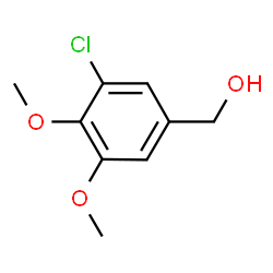 ChemSpider 2D Image | 3-Chloro-4,5-dimethoxybenzenemethanol | C9H11ClO3