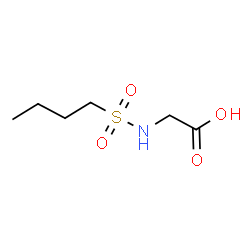 ChemSpider 2D Image | N-(Butylsulfonyl)glycine | C6H13NO4S
