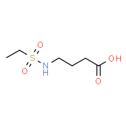 ChemSpider 2D Image | 4-[(Ethylsulfonyl)amino]butanoic acid | C6H13NO4S