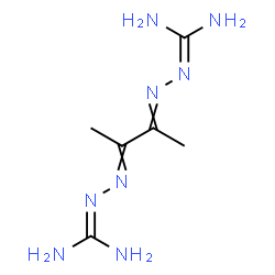 ChemSpider 2D Image | N'',N'''''-2,3-Butanediylidenedicarbonohydrazonic diamide | C6H14N8