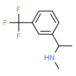 ChemSpider 2D Image | N-Methyl-1-[3-(trifluoromethyl)phenyl]ethanamine | C10H12F3N
