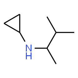 ChemSpider 2D Image | N-(1,2-dimethylpropyl)cyclopropanamine | C8H17N