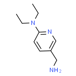 ChemSpider 2D Image | 5-(Aminomethyl)-N,N-diethyl-2-pyridinamine | C10H17N3