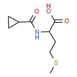 ChemSpider 2D Image | N-(Cyclopropylcarbonyl)methionine | C9H15NO3S