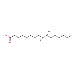 ChemSpider 2D Image | Palmitic acid-[9,10-3H] | C16H30T2O2
