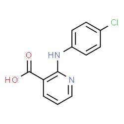 ChemSpider 2D Image | 2-(4-Chloro-phenylamino)-nicotinic acid | C12H9ClN2O2