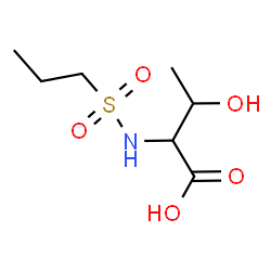 ChemSpider 2D Image | N-(Propylsulfonyl)threonine | C7H15NO5S