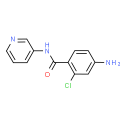 ChemSpider 2D Image | 4-amino-2-chloro-N-pyridin-3-ylbenzamide | C12H10ClN3O