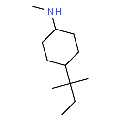 ChemSpider 2D Image | N-Methyl-4-(2-methyl-2-butanyl)cyclohexanamine | C12H25N
