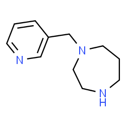 ChemSpider 2D Image | 1-(3-Pyridinylmethyl)-1,4-diazepane | C11H17N3