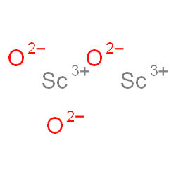 ChemSpider 2D Image | oxygen(2-);scandium(3+) | O3Sc2