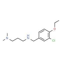 ChemSpider 2D Image | N'-(3-Chloro-4-ethoxybenzyl)-N,N-dimethyl-1,3-propanediamine | C14H23ClN2O