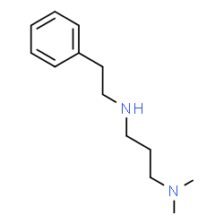 ChemSpider 2D Image | N,N-Dimethyl-N'-(2-phenylethyl)-1,3-propanediamine | C13H22N2