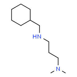 ChemSpider 2D Image | N'-(Cyclohexylmethyl)-N,N-dimethyl-1,3-propanediamine | C12H26N2