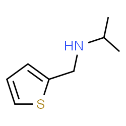 ChemSpider 2D Image | N-(2-Thienylmethyl)-2-propanamine | C8H13NS
