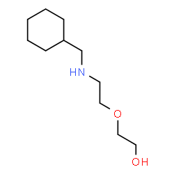 ChemSpider 2D Image | 2-{2-[(Cyclohexylmethyl)amino]ethoxy}ethanol | C11H23NO2