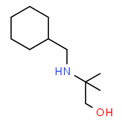 ChemSpider 2D Image | 2-[(Cyclohexylmethyl)amino]-2-methyl-1-propanol | C11H23NO