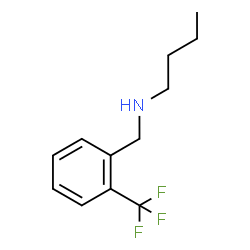 ChemSpider 2D Image | N-[2-(Trifluoromethyl)benzyl]-1-butanamine | C12H16F3N