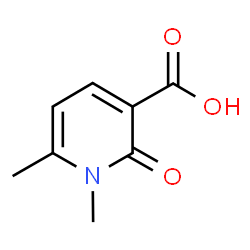 ChemSpider 2D Image | 1,6-dimethyl-2-oxopyridine-3-carboxylic acid | C8H9NO3