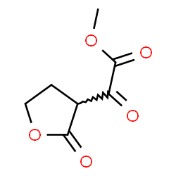 ChemSpider 2D Image | Methyl oxo(2-oxotetrahydro-3-furanyl)acetate | C7H8O5