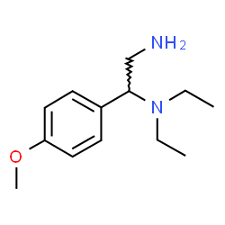 ChemSpider 2D Image | [2-amino-1-(4-methoxyphenyl)ethyl]diethylamine | C13H22N2O