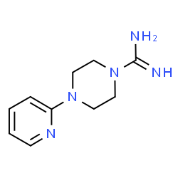 ChemSpider 2D Image | 4-(2-Pyridinyl)-1-piperazinecarboximidamide | C10H15N5